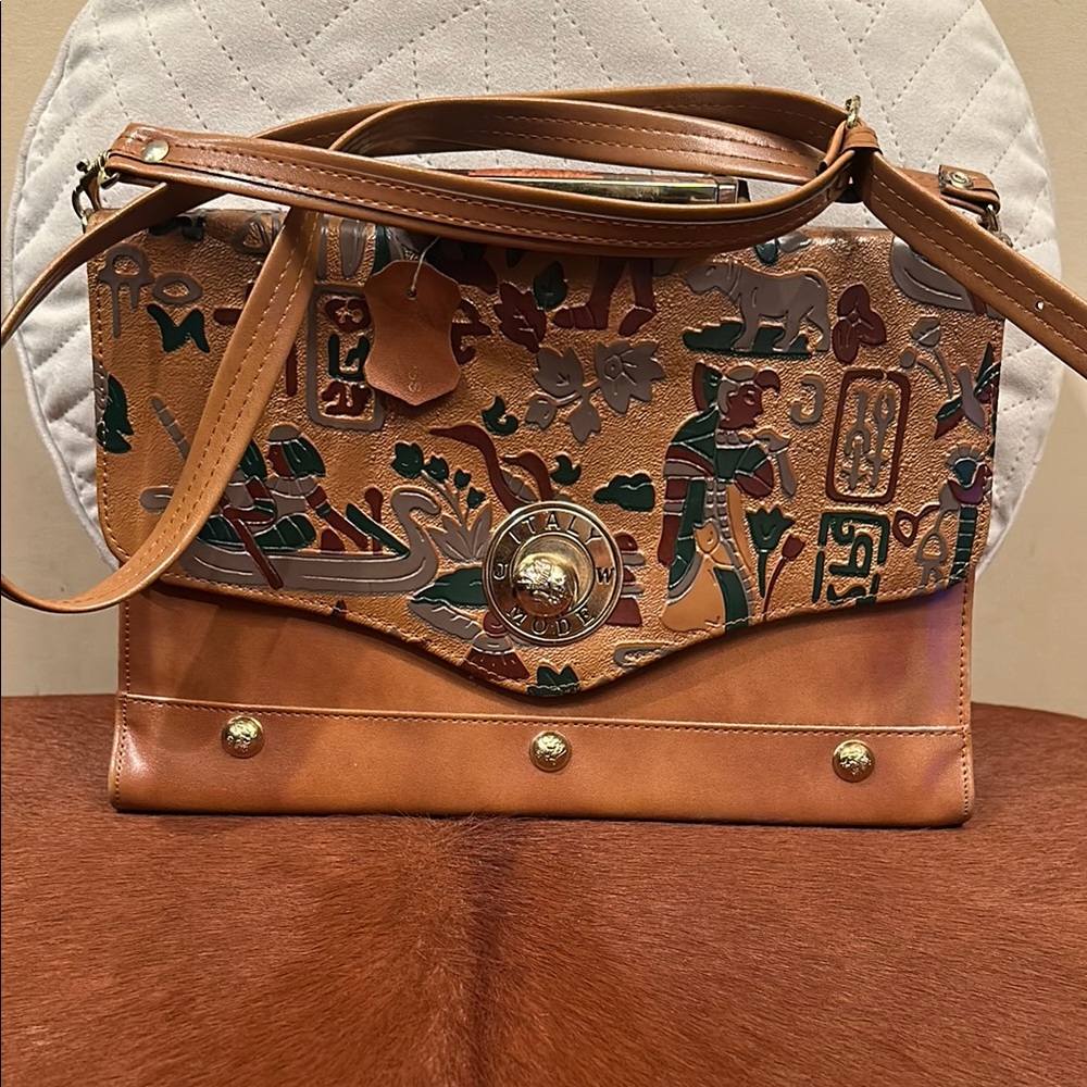 Brown Leather Shoulder Bag